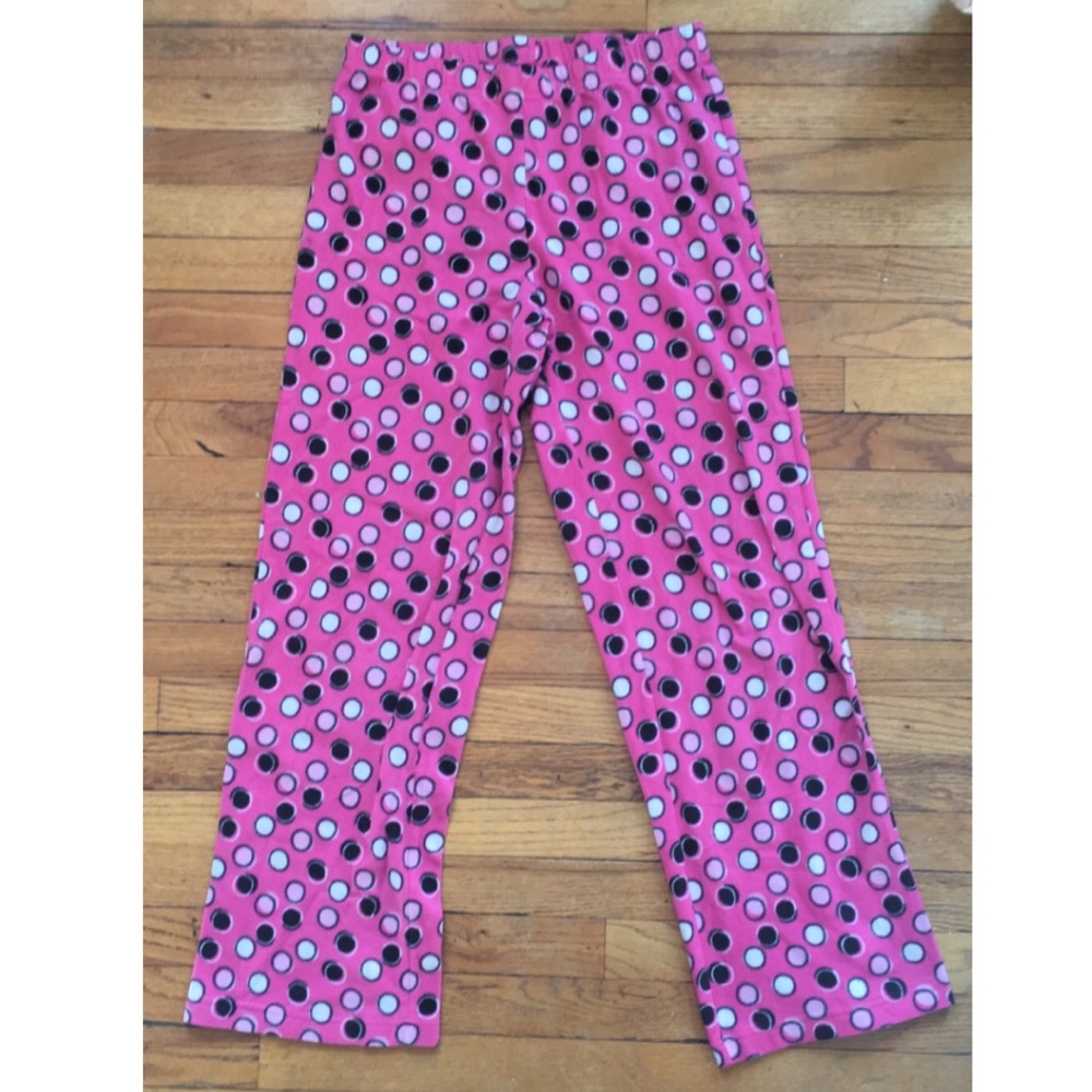 Pink Girls Pajama Bottoms
